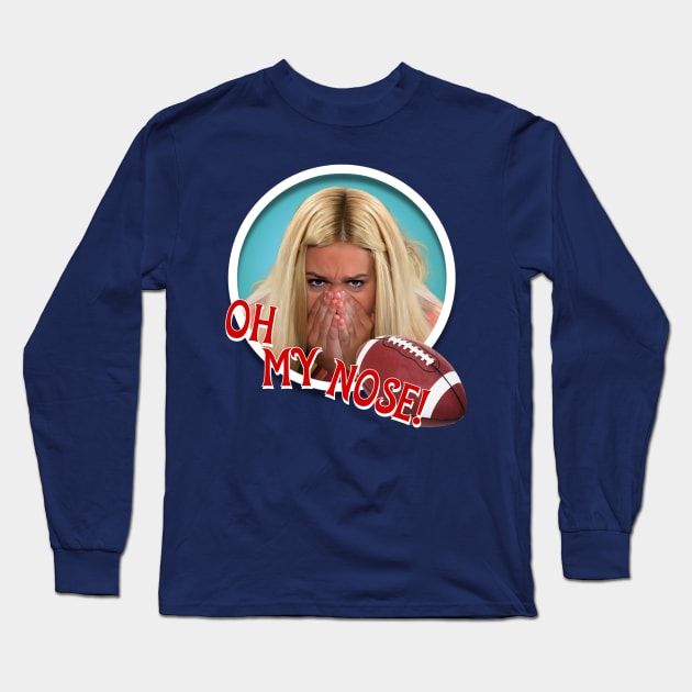 Brady Bunch - Oh My Nose Long Sleeve T-Shirt by Zbornak Designs